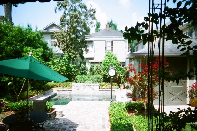 Backyard oasis in New Orleans