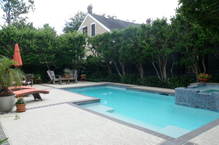 pool AFTER renovations with Exterior Designs of New Orleans