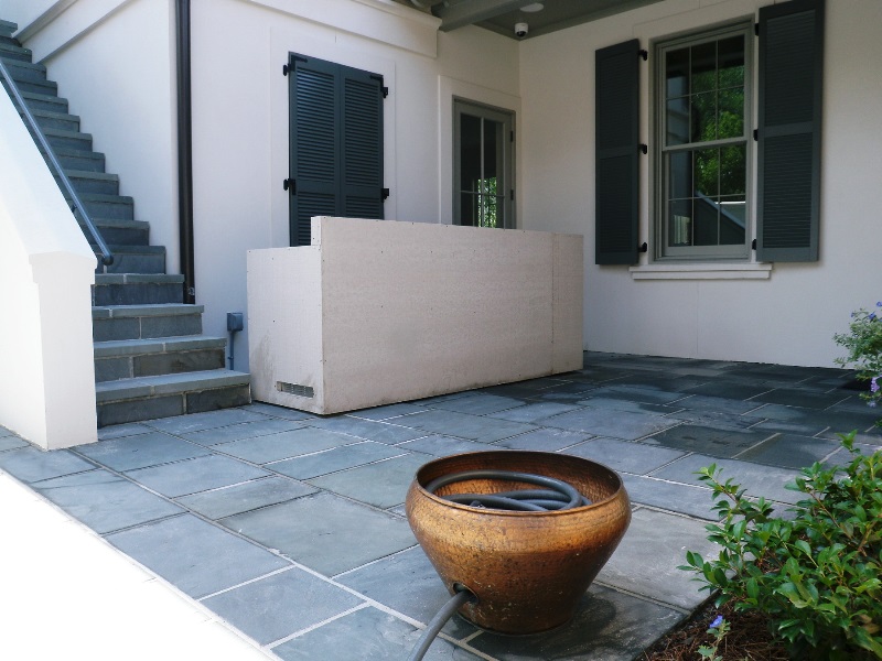 New Orleans courtyard AFTER renovations with Exterior Designs