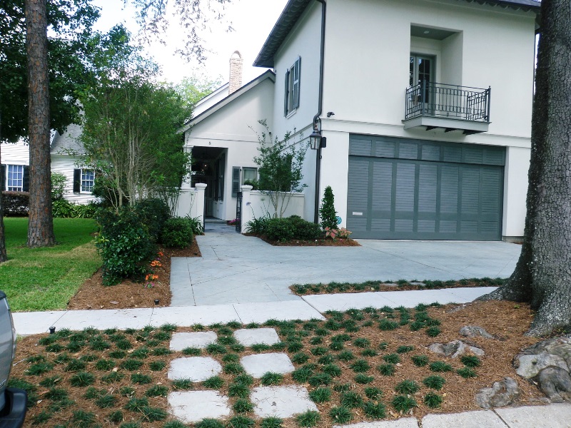 New Orleans driveway AFTER construction with Exterior Designs