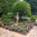 New Orleans landscape maintenance in progress with our dedicated team